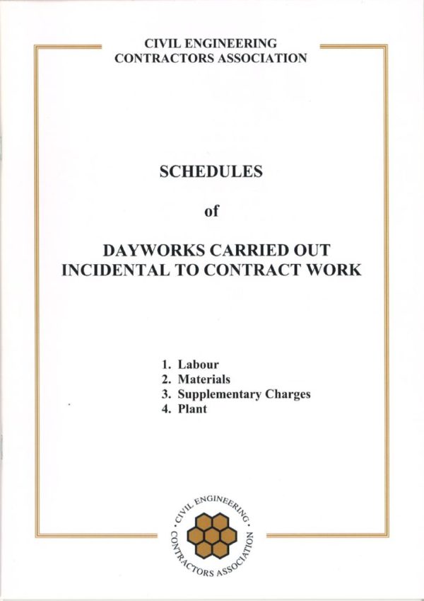 CECA Schedules of Dayworks Carried Out Incidental To Contract Work ...